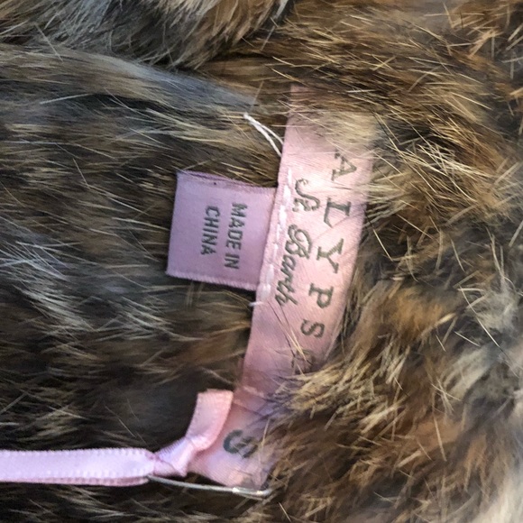 Calypso St Barth Kiesza Rabbit Fur Vest Sz S NWT - Picture 7 of 10